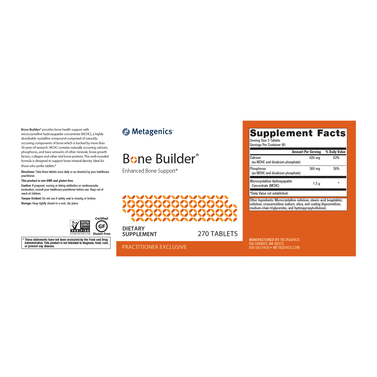 Bone Builder® 270 tablets – Love Natural Health, LLC